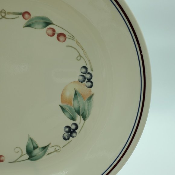 Corelle Abundance Serving Platter Corning Oval Serving Dish with Fruit Pattern - Picture 4 of 7